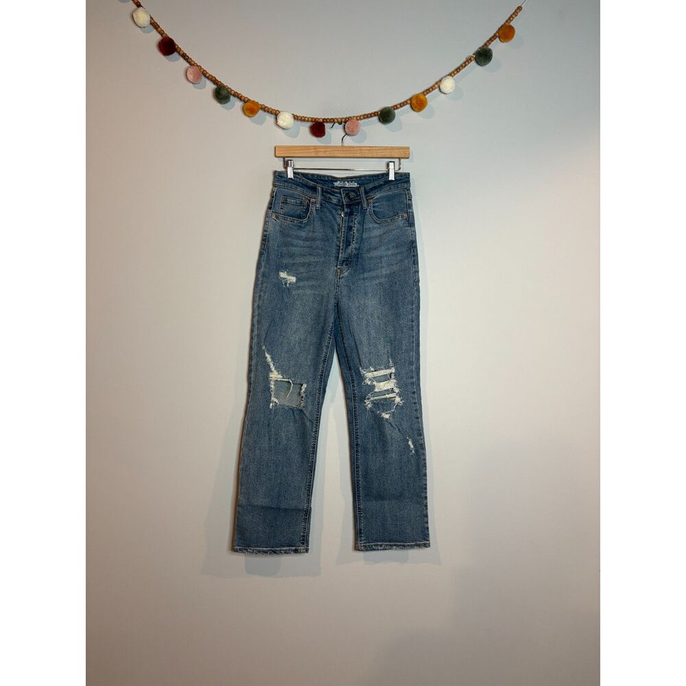 Wild Fable Highest Rise Straight distressed jeans